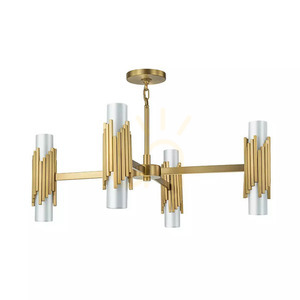 Luster Marvele - 8 svetelných zdrojov - Staršia mosadz Elstead small 6