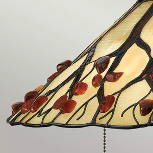 Stolná lampa Whispering - 2 svetelné zdroje - Valiant bronz Elstead small 2