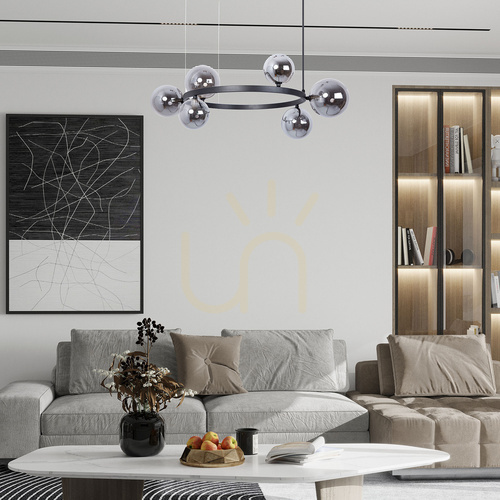 Skontrolujte Luster Sigma BOLERO 6 čierny grafit G9 41325