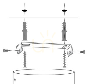 Stropné svietidlo Sigma LEDA 1 tehlové 41142 small 3