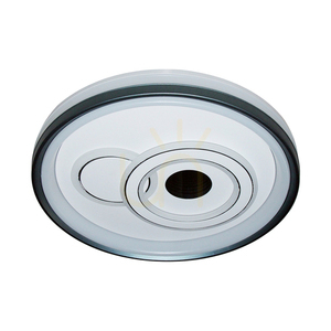 LED stropné svietidlo Italux Porta bielo-sivé 50 cm s diaľkovým ovládačom PLF-19678-WH-BL small 0