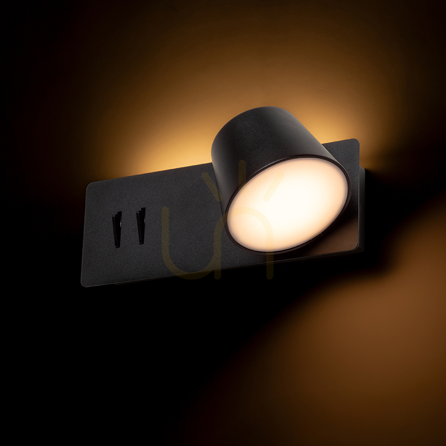 Náhľad Bodové svietidlo Rendl R14522 Amadeus Led Spot Lamp, nad posteľou čierne Bodové svietidlo Rendl R14522 Amadeus Led Spot Lamp, nad posteľou čierne