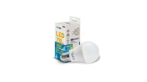Skontrolujte LED zdroj E27 8W A60 teplá biela