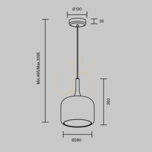 Závesné svietidlo SPIRITO MOD286PL-L18B3K Maytoni small 12
