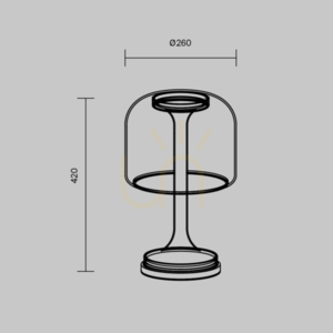 Stolná lampa SPIRITO MOD286TL-L18B3K Maytoni small 10