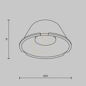 Šošovka Maytoni Wise LensD29-50, 50°, Ø29 mm small 4