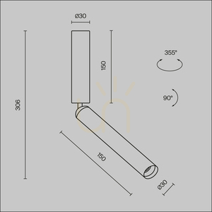 Plafón FOCUS T C142CL-6W3K-BS Maytoni small 8