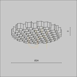 FOCUS T HoneyComb-D24 príslušenstvo Maytoni small 2
