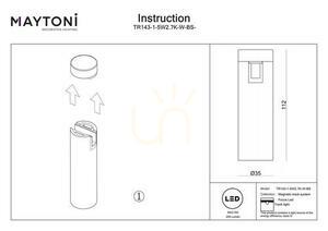 FOCUS LED autobusové svetlo TR143-1-5W2.7K-W-BS-DE Maytoni small 7