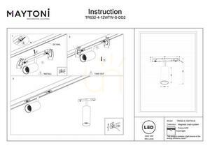 Reflektor FOCUS LED pre magnetický lištový systém Exility, 12 W, 2700–6000 K, DALI-2, biely TR032-4-12WTW-S-DD2-W Maytoni small 7