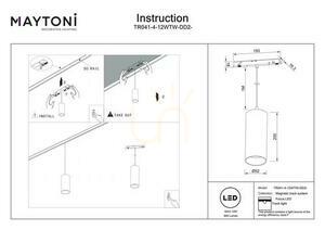 Závesné svietidlo FOCUS LED TR041-4-12WTW-DD2-W Maytoni small 6