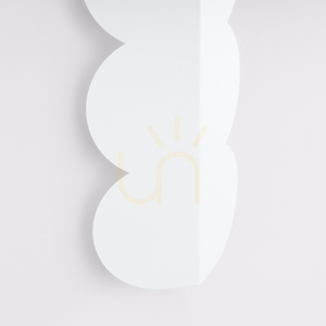 Nástenné svietidlo BISCUIT biele small 5