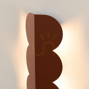 Nástenné svietidlo BISCUIT mocca small 3