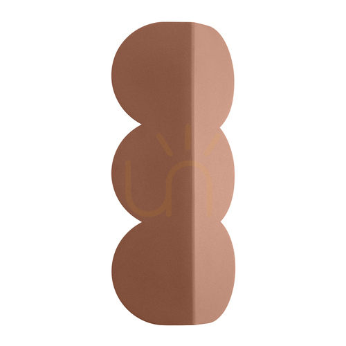 Skontrolujte Nástenné svietidlo BISCUIT mocca