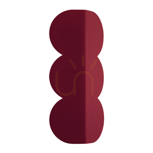 Nástenné svietidlo BISCUIT bordová small 0