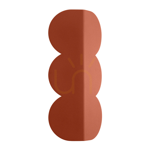 Skontrolujte Nástenné svietidlo BISCUIT okrovo červené