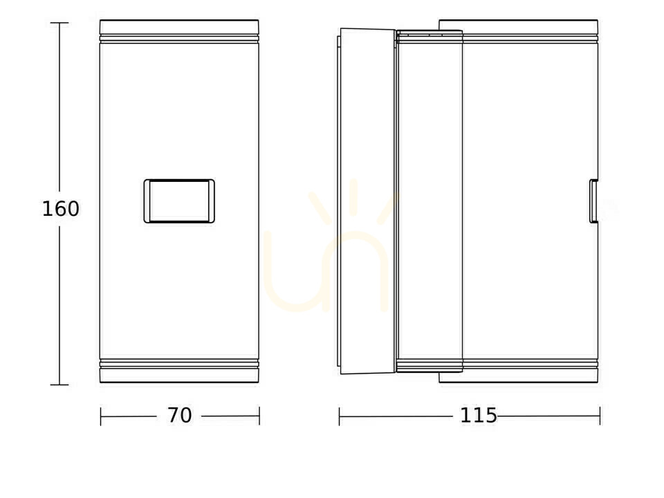 Displej Fasádne svietidlo so senzorom pohybu a súmraku L940 S PIR 14,5W 2xGU-10 3000K, 1240lm IP44 IK03 230V antracit / hliník, plast Fasádne svietidlo so senzorom pohybu a súmraku L940 S PIR 14,5W 2xGU-10 3000K, 1240lm IP44 IK03 230V antracit / hliník, plast