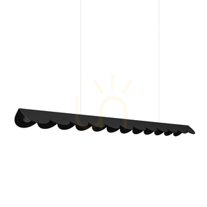 BISCUIT čierna závesná lampa LED 3000K small 0