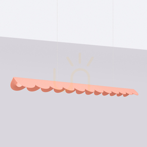 Závesné svietidlo Thoro BISCUIT 130 broskyňové LED 3000 K 16 W 131 cm small 1