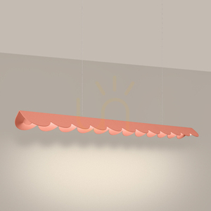 Závesné svietidlo Thoro BISCUIT 130 broskyňové LED 3000 K 16 W 131 cm small 2
