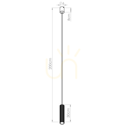 Skontrolujte IVAR 1 zelená olivová LED závesná lampa 3000K