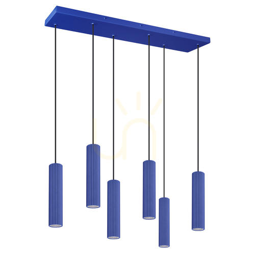 Skontrolujte IVAR 6L ultramarínová LED 4000K závesná lampa