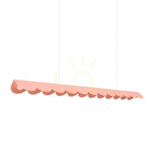 BISCUIT broskyňová LED 4000K závesná lampa small 0