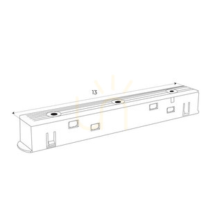 Uhlový konektor prípojnice Max Light MAX čierny 13 cm plast NA0005 small 0