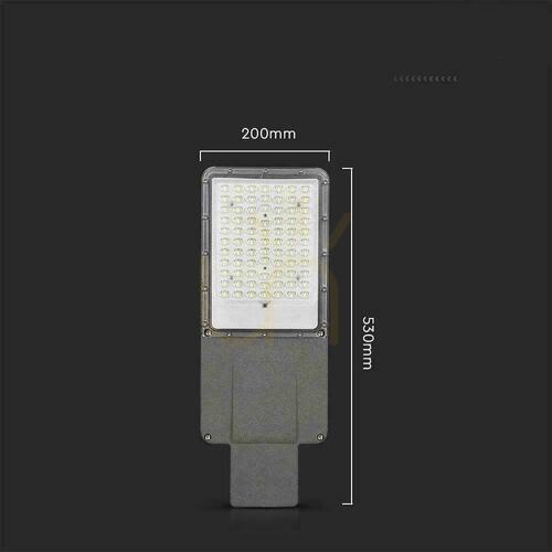 Skontrolujte Streetlight LED Solar V-TAC BRIDGELUX CHIP IP65 Pilot LiFePO4 Panel 40W VT-15111ST 6500K 2500lm.