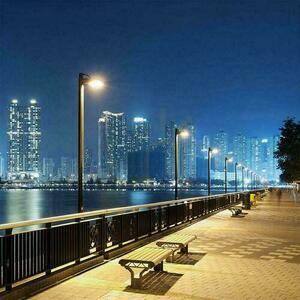 Streetlight LED solárne V-TAC 6W čierne VT-ST63W 6000K 800lm. small 7