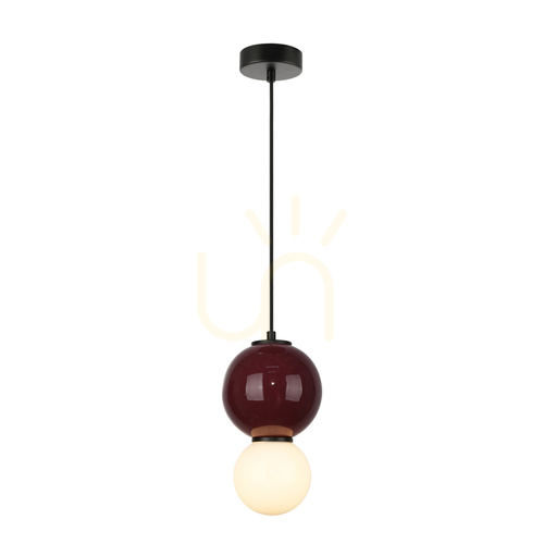 Skontrolujte Prívesné LED svietidlo Italux Pieve 5W 3000K fialové PND-95221-1S-PRP