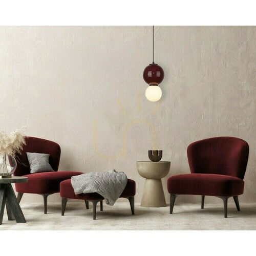 Skontrolujte Závesné LED svietidlo Italux Pieve bordové 18 cm PND-95221-1M-PRP