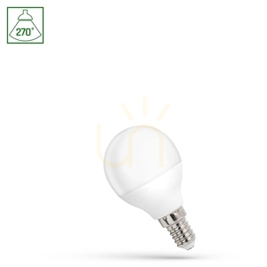 LED guľa E14 230 V 1 W Nw Spektrum small 0