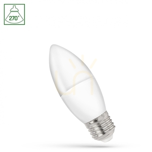 LED sviečka E27 230 V 1 W Ww Spektrum small 0