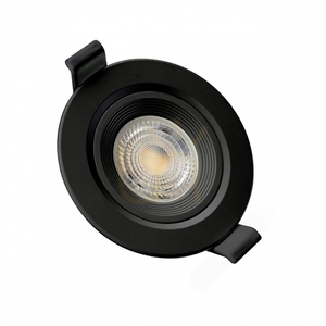 Fiale Core Flat Gu10 Ip20 Fi90 X26 Mm Black Round Movable Eyelet small 0