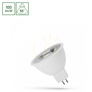Led Mr16 12 V 4 W Smd 55st Cw so spektrálnou šošovkou small 1