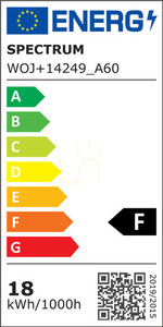 LED žiarovka SpectrumLED GLS A60 E27 18 W 4000 K small 1