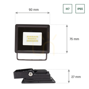 LED reflektor SpectrumLED NOCTIS LUX 3 10 W 6000 K IP65 čierny small 13