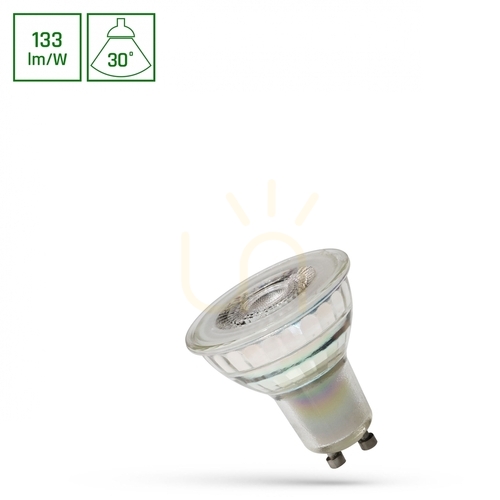 Skontrolujte Led Gu10 230 V 7,5 W Smd 30st Ww so sklenenou šošovkou Spectrum Premium