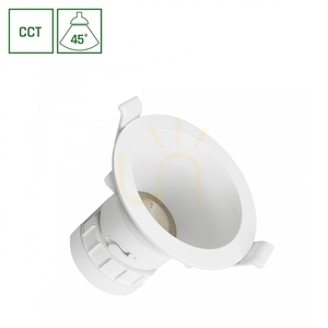 Fiale Core Complete Downlight 7 W Cct 230 V 45 St Ip20 Ugr<19 Fi90 X85 Mm White Round. 0 Fiale Core Complete Downlight 7 W Cct 230 V 45 St Ip20 Ugr<19 Fi90 X85 Mm White Round. small 0