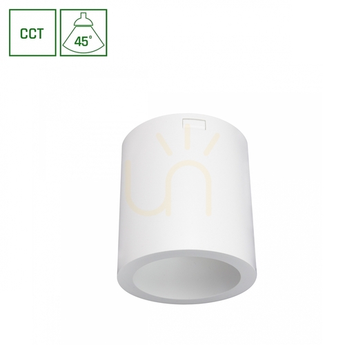 Skontrolujte Chloe Kompletná povrchová montáž 7 W Cct 230 V 45 St Ip20 Ugr<19 Fi90 X100 mm biela okrúhla