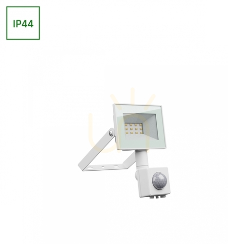 Skontrolujte Noctis Lux 4 reflektor 10 W Nw 230 V Ip44 94x150x53mm biely Pir Senzor pohybu
