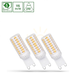 Led G9 230 V 4 W Cw stmievateľné Smd 5 rokov Premium Spectrum 3 Pack 1 Led G9 230 V 4 W Cw stmievateľné Smd 5 rokov Premium Spectrum 3 Pack small 1