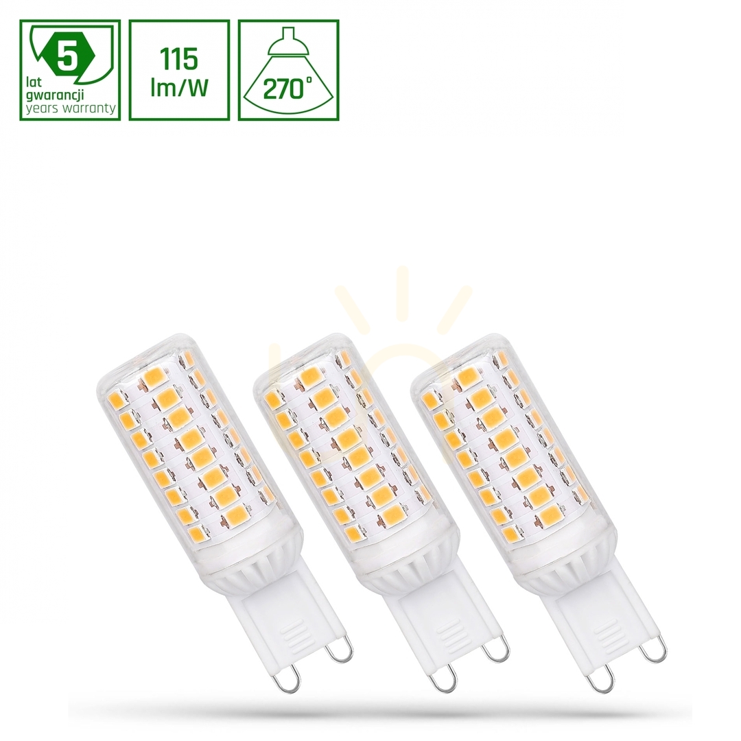 Skontrolujte Led G9 230 V 4 W Cw stmievateľné Smd 5 rokov Premium Spectrum 3 Pack Led G9 230 V 4 W Cw stmievateľné Smd 5 rokov Premium Spectrum 3 Pack
