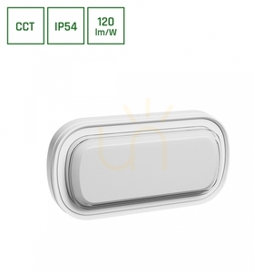 Pastilo 15 W 3 Cct 230 V 120st Ip54 Ik10 266x137x47mm biely ovál small 0