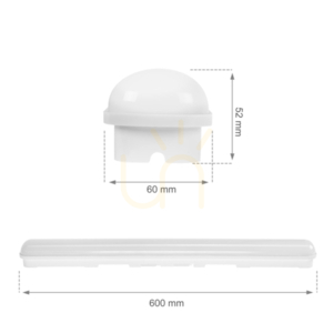 Limea Go Hermetic 600mm 25 W Cw 230 V 120st Ip65 Ik07 600x60x52mm biela 3 Limea Go Hermetic 600mm 25 W Cw 230 V 120st Ip65 Ik07 600x60x52mm biela small 3