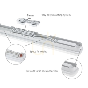Limea Go Hermetic 600mm 25 W Cw 230 V 120st Ip65 Ik07 600x60x52mm biela 8 Limea Go Hermetic 600mm 25 W Cw 230 V 120st Ip65 Ik07 600x60x52mm biela small 8