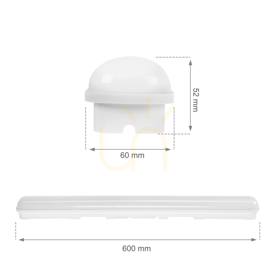 Šou Limea Go Hermetic 600mm 25 W Cw 230 V 120st Ip65 Ik07 600x60x52mm biela Limea Go Hermetic 600mm 25 W Cw 230 V 120st Ip65 Ik07 600x60x52mm biela