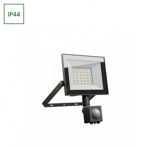 Skontrolujte Noctis Lux 4 svetlomet 30 Ww 230 V Ip44 141x185x53mm čierny Pir Senzor pohybu