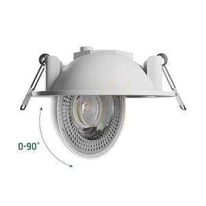 Mobilo Led 6,5 W Cct 230 V 36 St Ip20 Fi105x35 mm biela okrúhla small 1